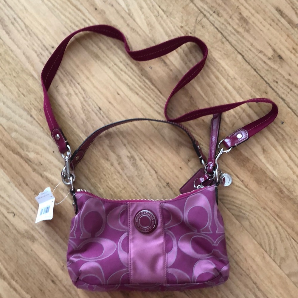 Coach crossbody bag, brand new. Fuschia